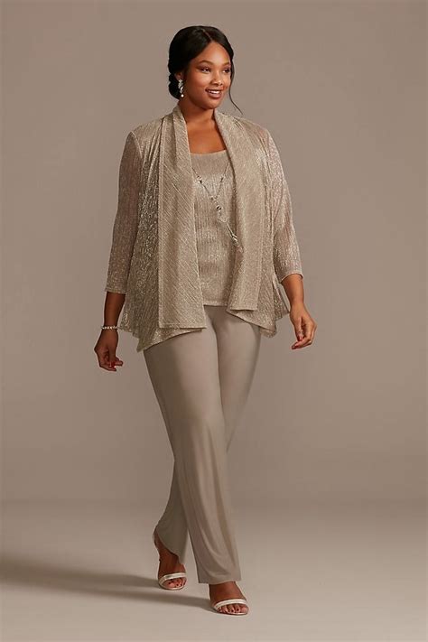 mother of the bride pant suit plus size.